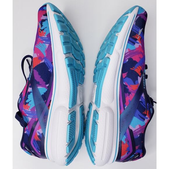 BROOKS GHOST 15 Athletic Running Shoes Blue/Eclipse/Purple Women's Size 7.5M VGC - Picture 12 of 15